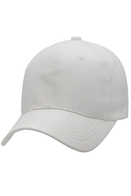 Classic PU Leather Baseball Cap