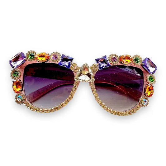 Large Mardi Gras Sunglasses