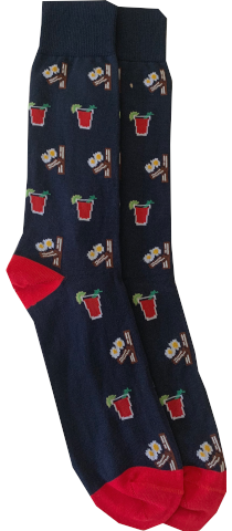 Lazyjack Press Men's socks - Sunday Funday