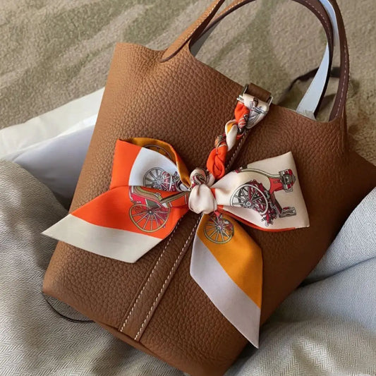 Abstract Patterned Twilly Scarf