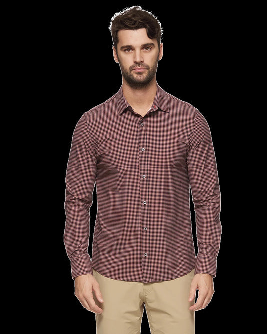 Patton Long Sleeve Gingham Journey Shirt