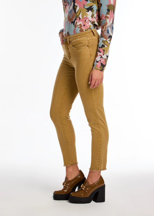 Olivia Slim Ankle Frayed Jean