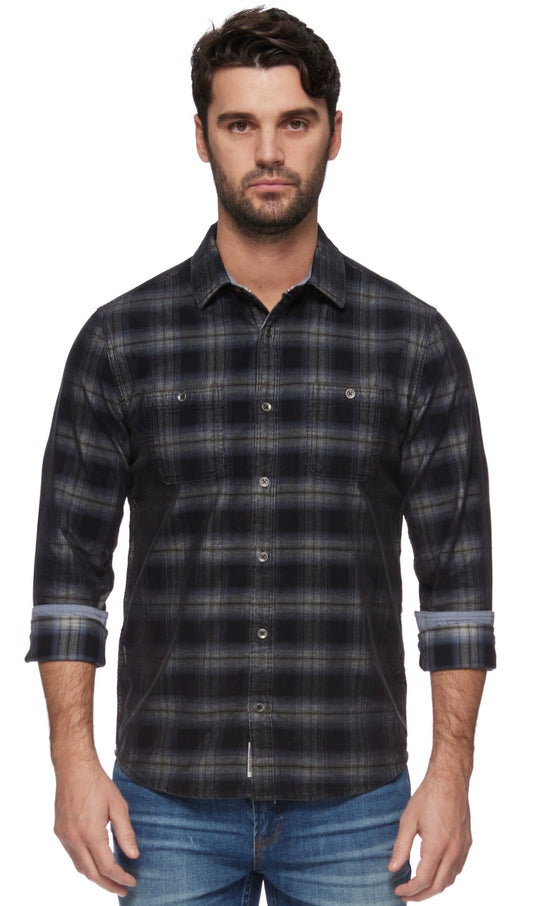Herod Long Sleeve Vintage Wash Corduroy