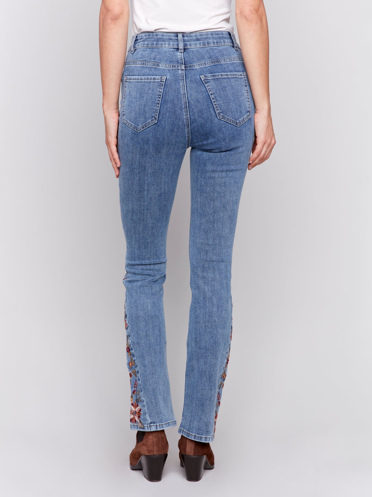 Embroidered Flare Pant