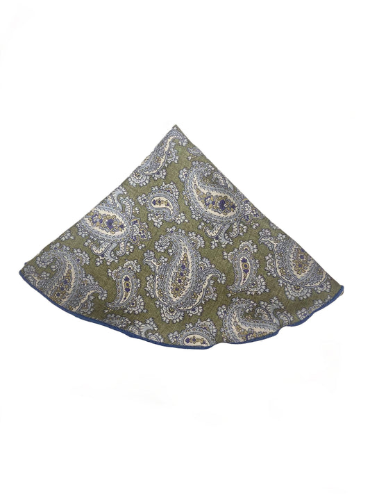 Round Silk Pocket Square