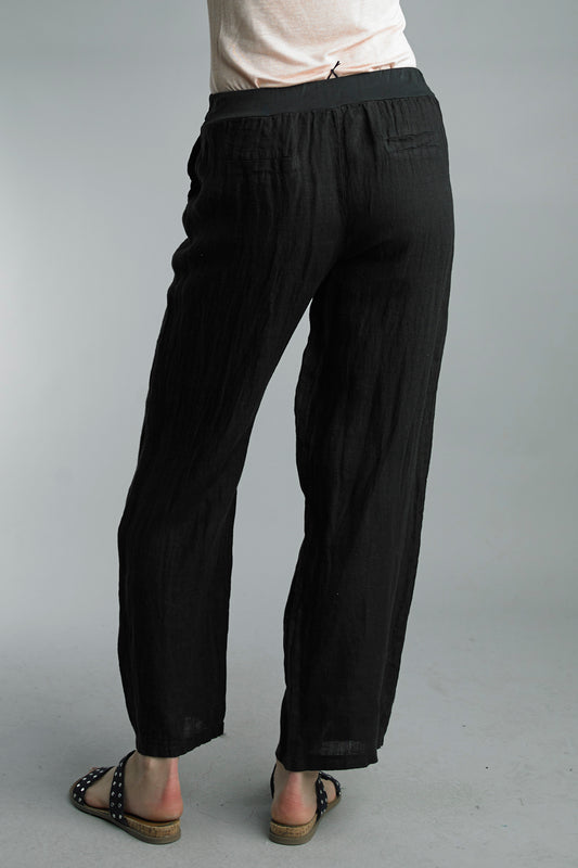 Wide Leg Linen Pants
