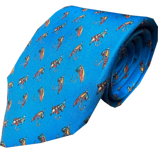 Lazyjack Press Men’s Tie -Show Me Your Fly