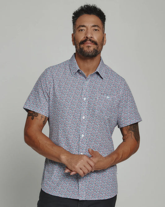Hartley Short Sleeve Button Front