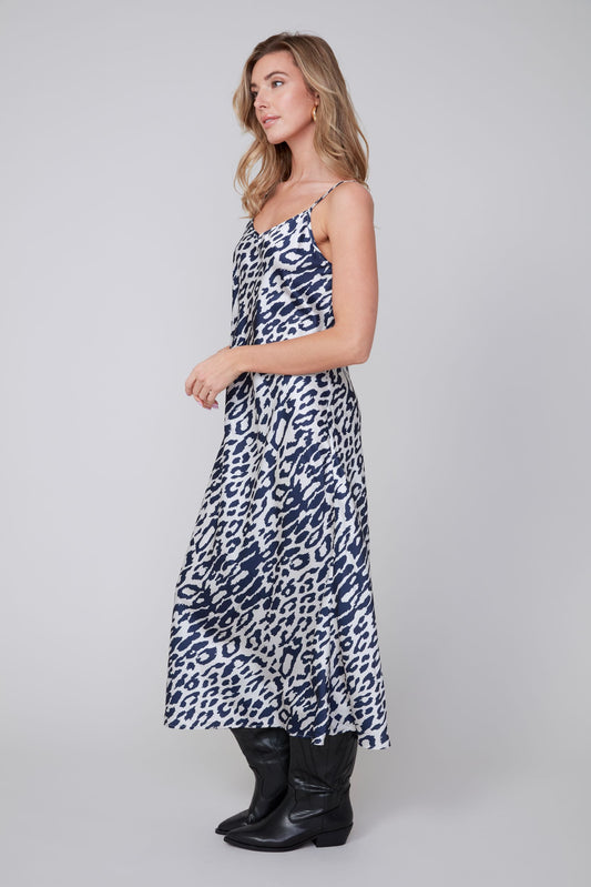 Animal Print Strap Dress