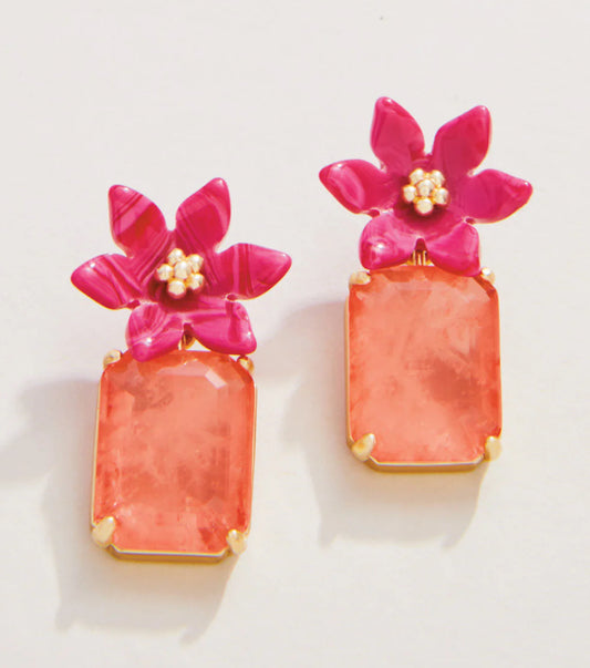 Blooming Gem Earrings