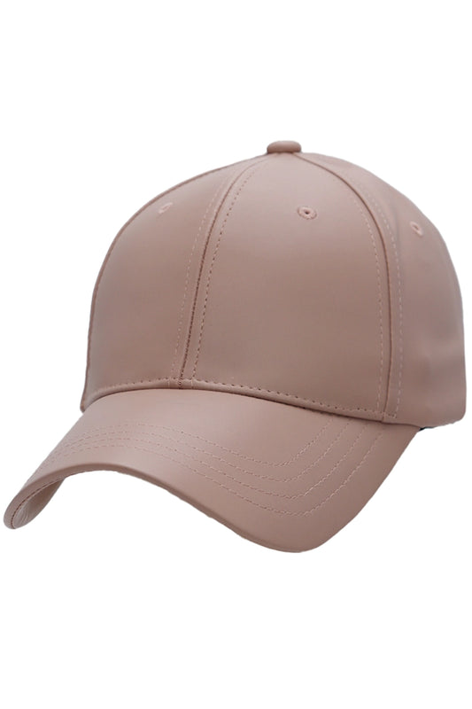 Classic PU Leather Baseball Cap