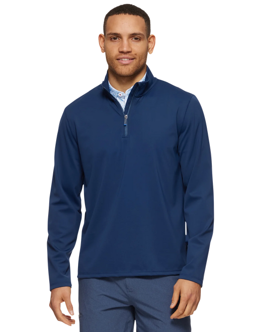 Bellmead Solid 1/4 Zip Performance Mock Neck