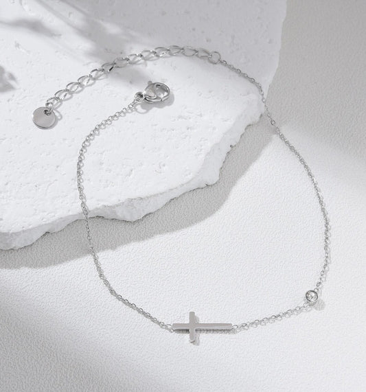 Cross Anklet