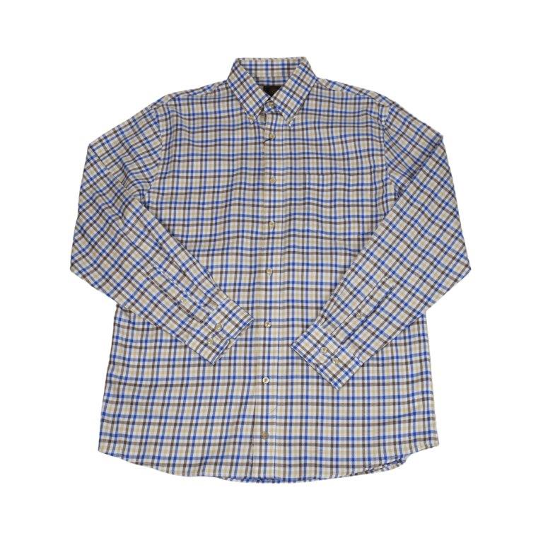 Long Sleeve Twill Check Shirt