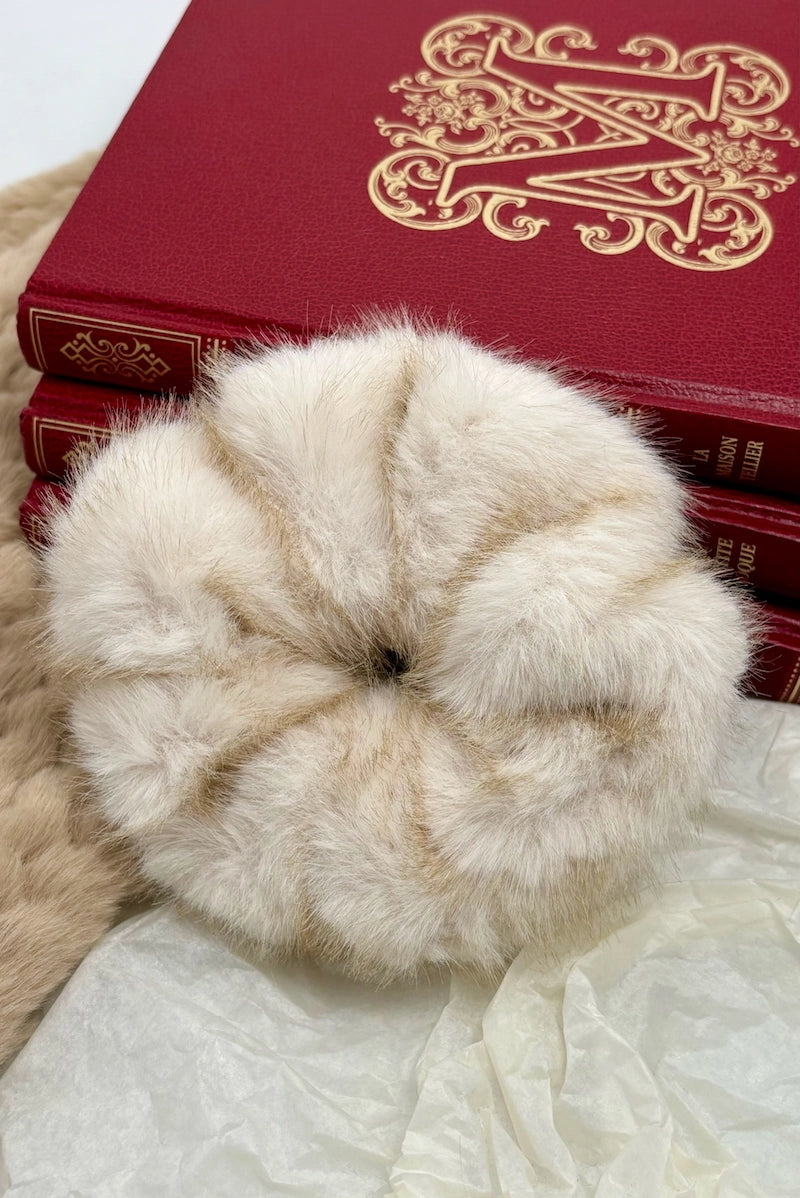 Faux Fur Scrunchie