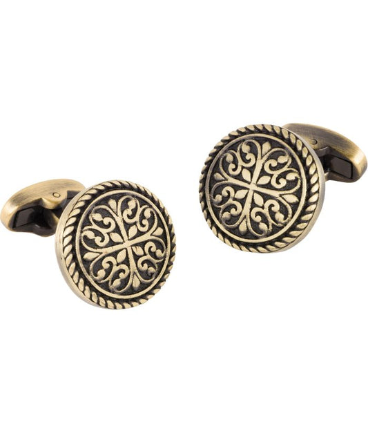 Antique Brass Cufflink