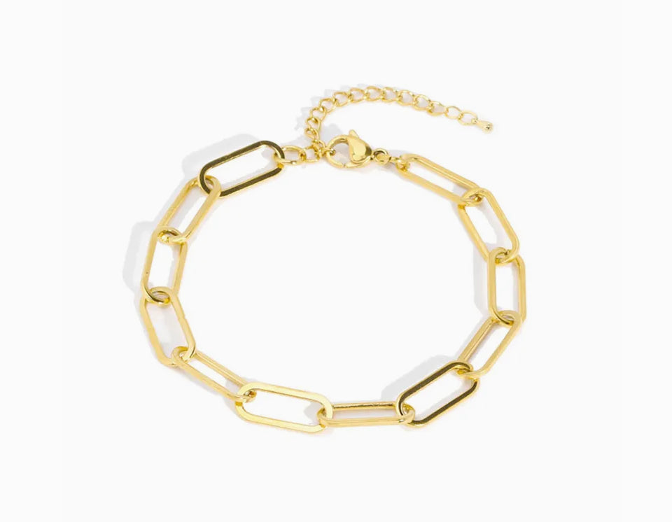 18K Gold Plated Beaded Ball Bracelet