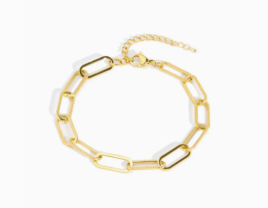 18K Gold Plated Beaded Ball Bracelet
