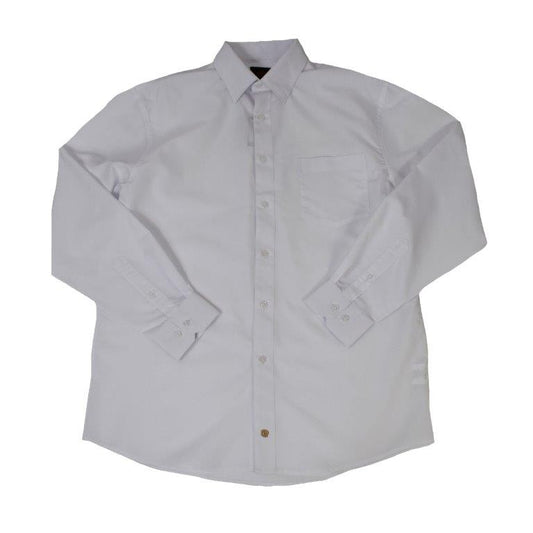 Woven Long Sleeve Textured Tonal Shirt