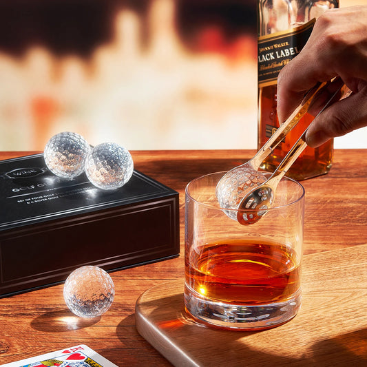 Golf Ball Whiskey Coolers- Pack of 5 Gift Set