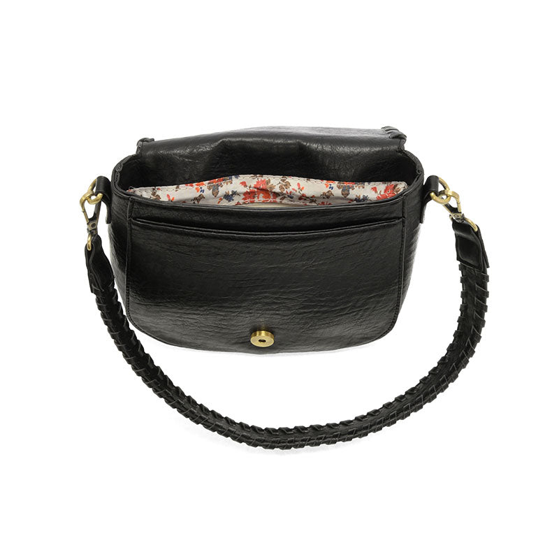 Annie Whip Stitch Saddle Convertible Crossbody Bag