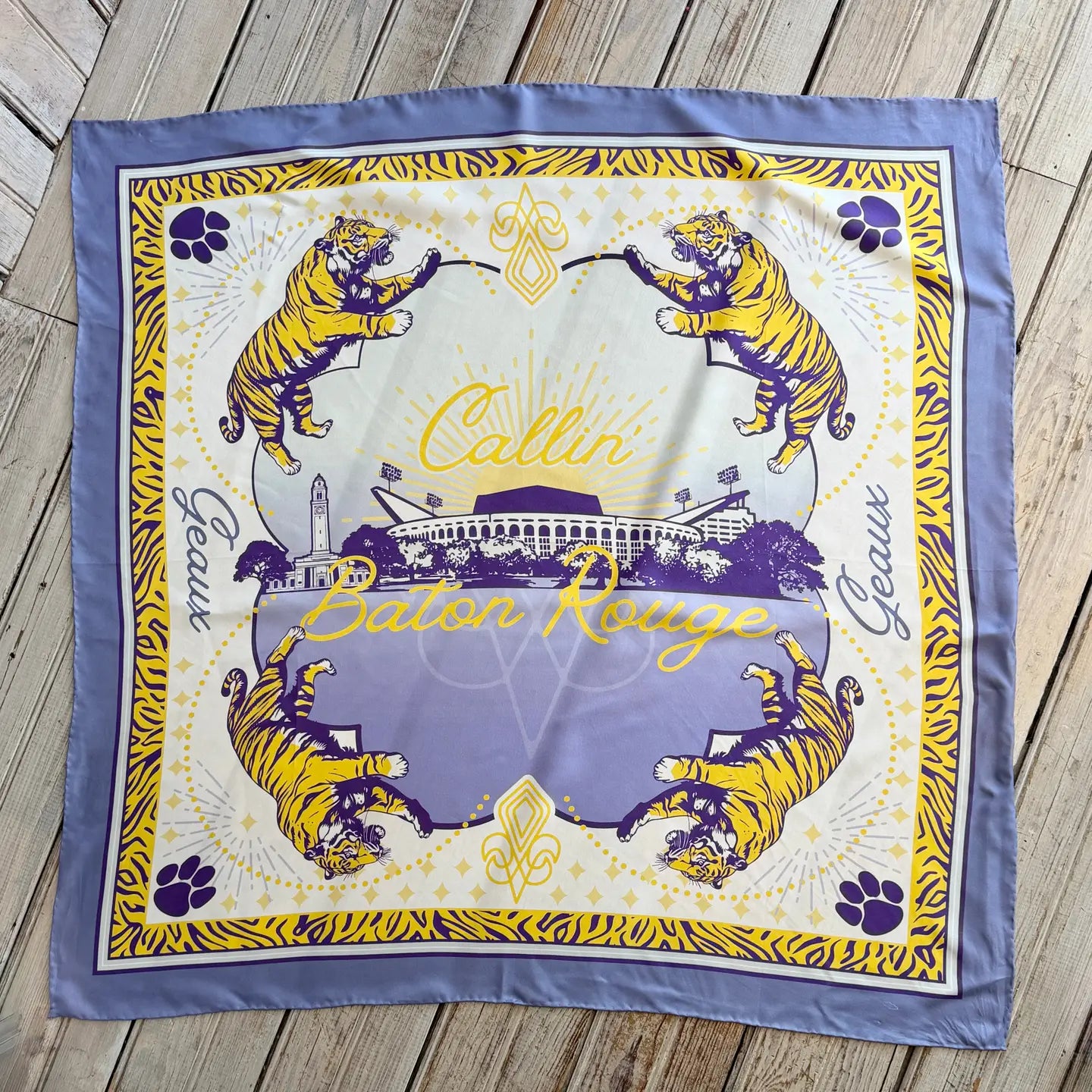 Geaux Silk Scarf