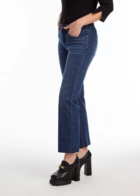 Christina Windowpane Ankle Jean