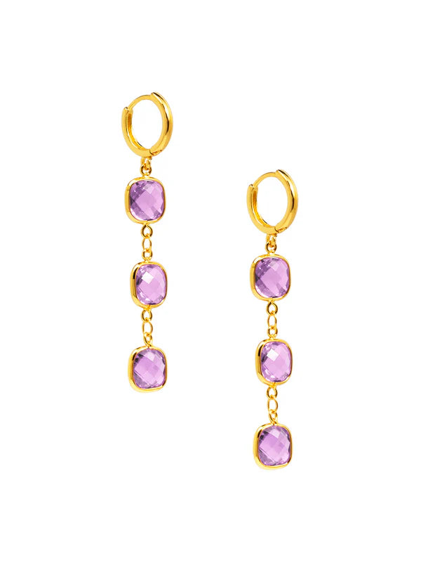 Crystal Chain Drop Earring