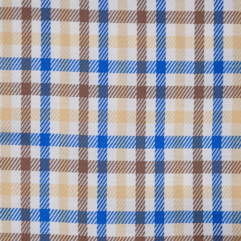 Long Sleeve Twill Check Shirt