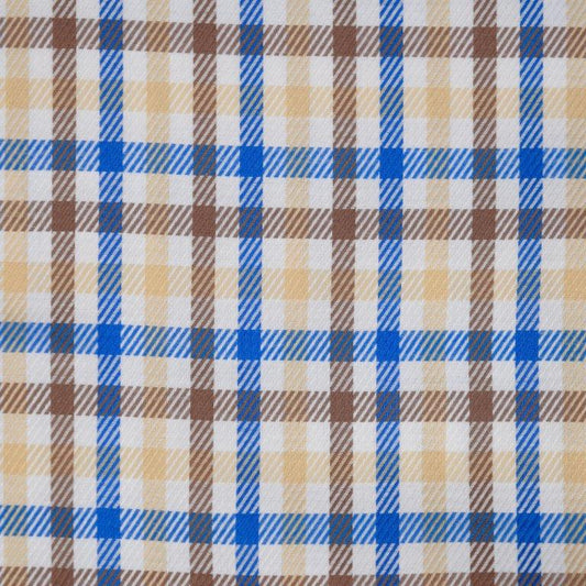 Long Sleeve Twill Check Shirt