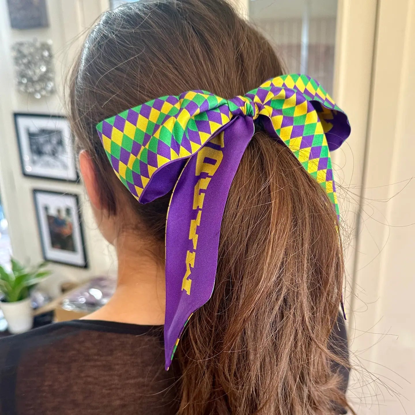 Mardi Gras Twilly Scarf