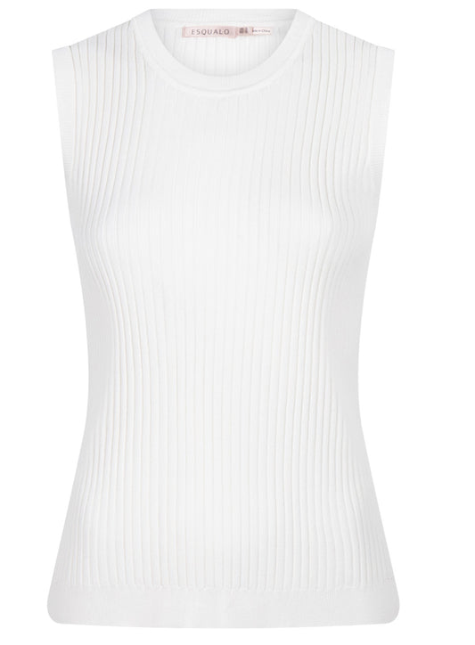 Rib Short Sleeve Knit Top