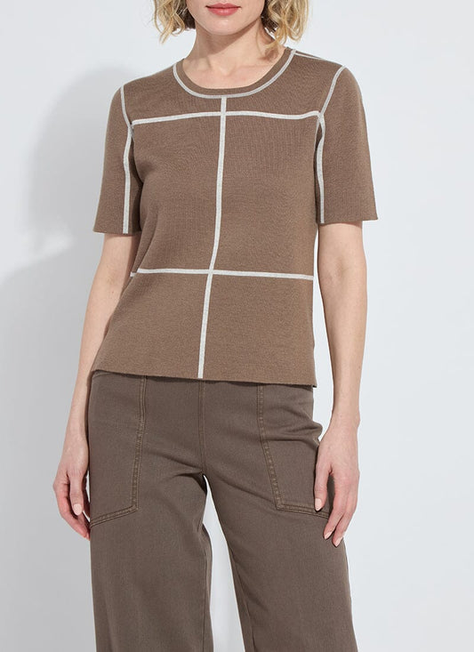 Odessa Reversible Knit Short Sleeve Tee