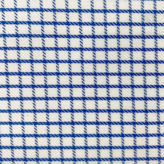 Long Sleeve Twill Mini Check Shirt