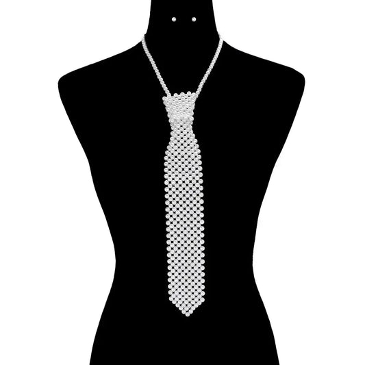 Pearl Neck Tie