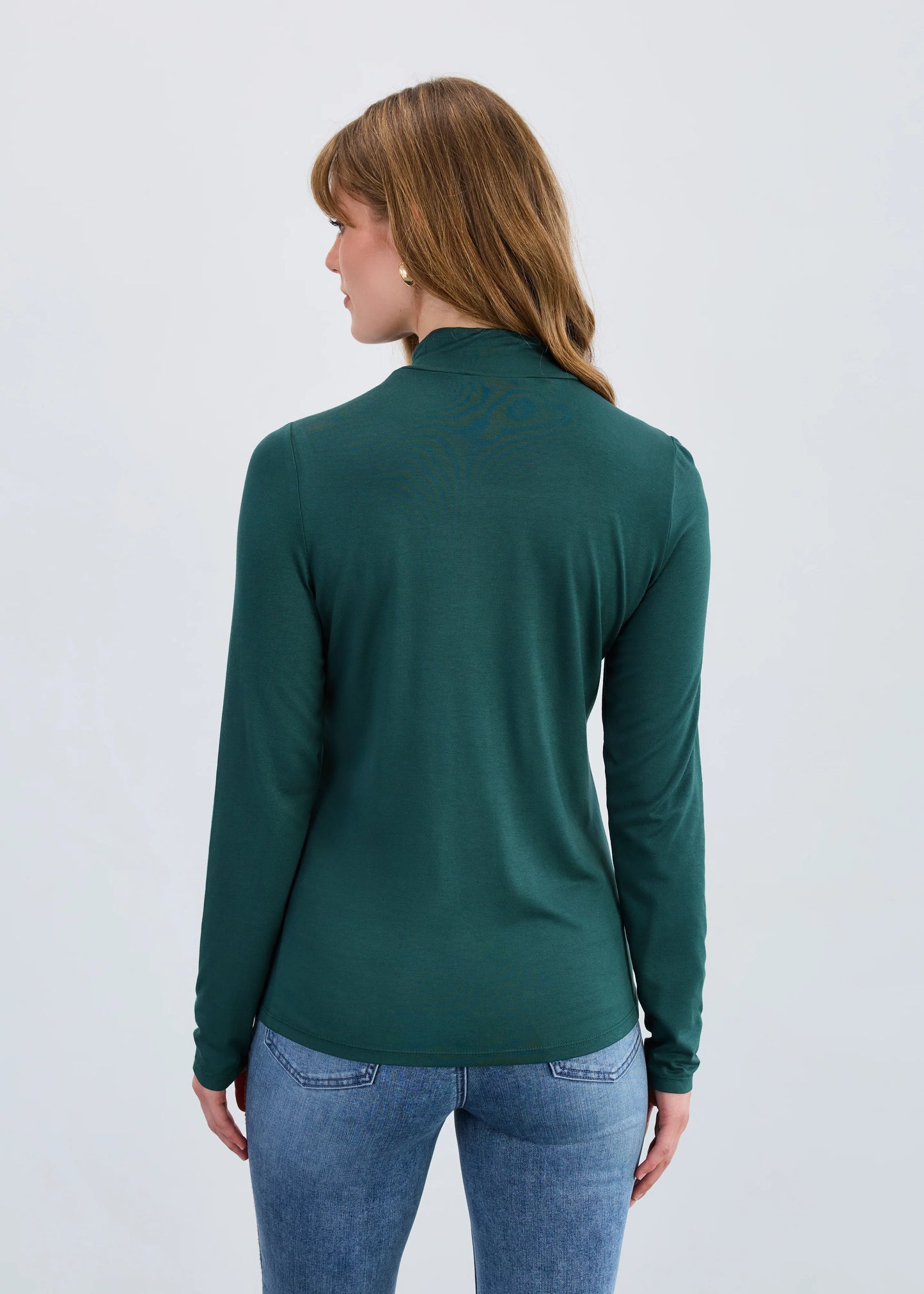 Long Sleeve Mock Neck Top