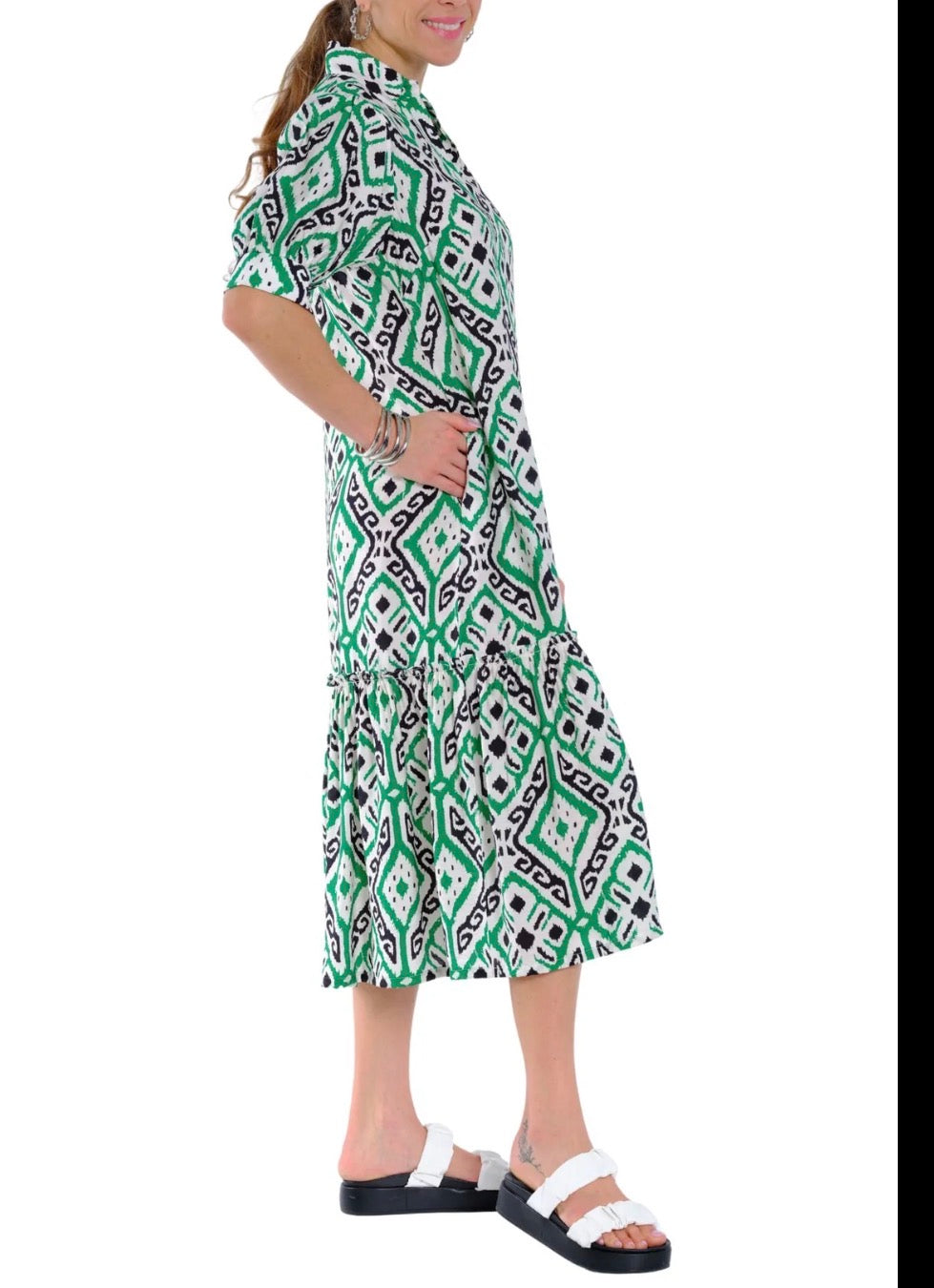 Mika Midi Collared Dress