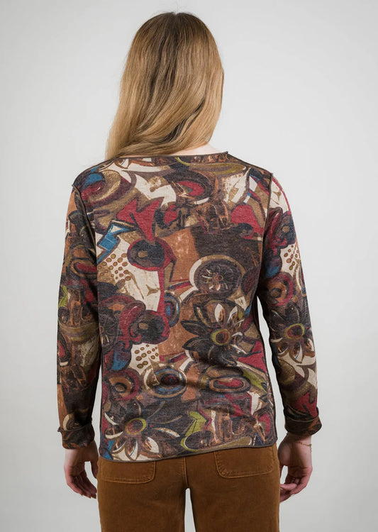 Reversible Crew Neck Top