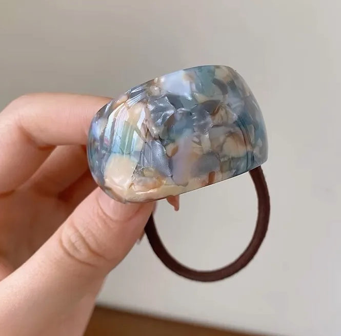 Acrylic Color Hair Tie