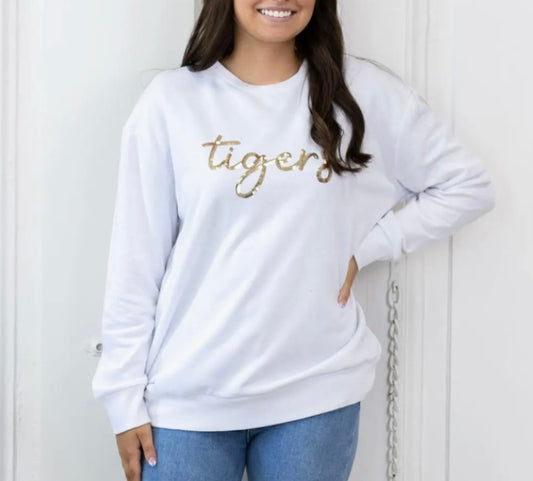 Tigers Sequin Sweatshirt