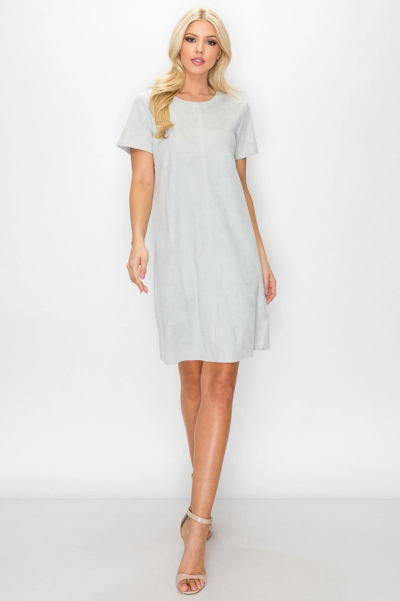 Audrey Crew Neck Dress No Pockets