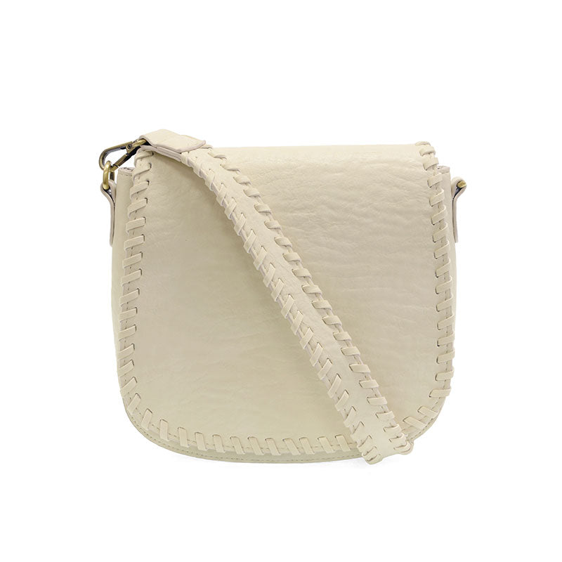 Annie Whip Stitch Saddle Convertible Crossbody Bag