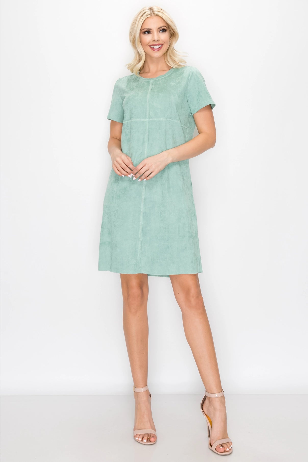 Audrey Crew Neck Dress No Pockets