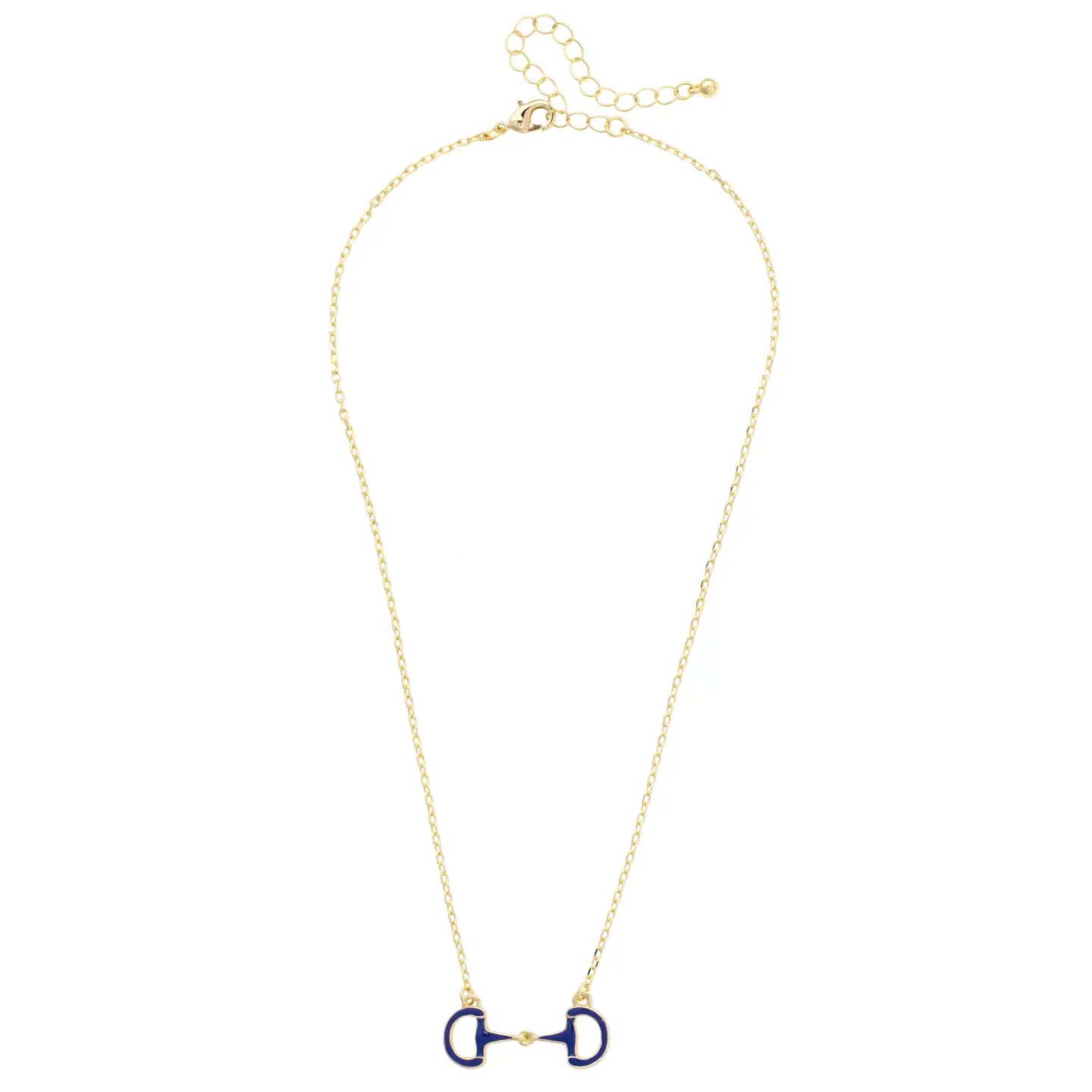 Eclipse Enamel Horse Bit Necklace