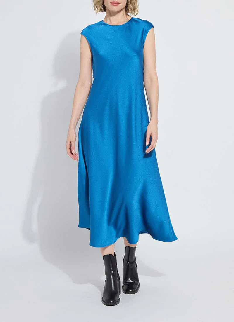 Silvana Bias Cut Midi Dress