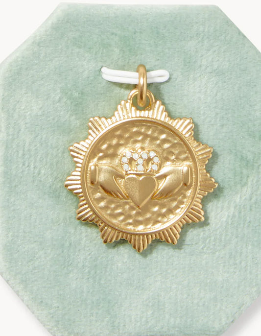 Loyalty Charm Claddagh/ Crystal