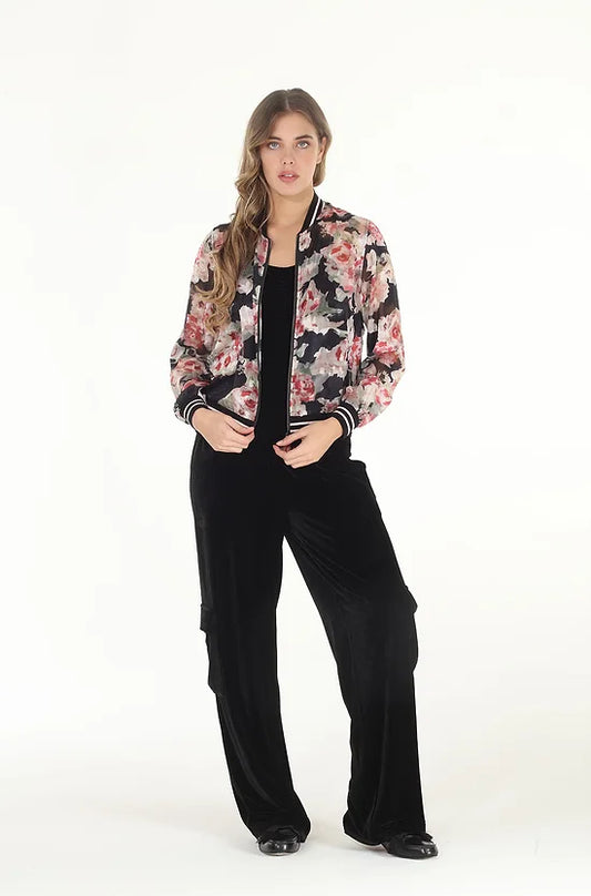 Basketball Mesh Bomber Jacket