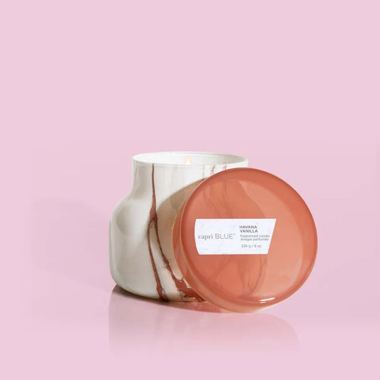 Havana Vanilla Petite Modern Marble Jar