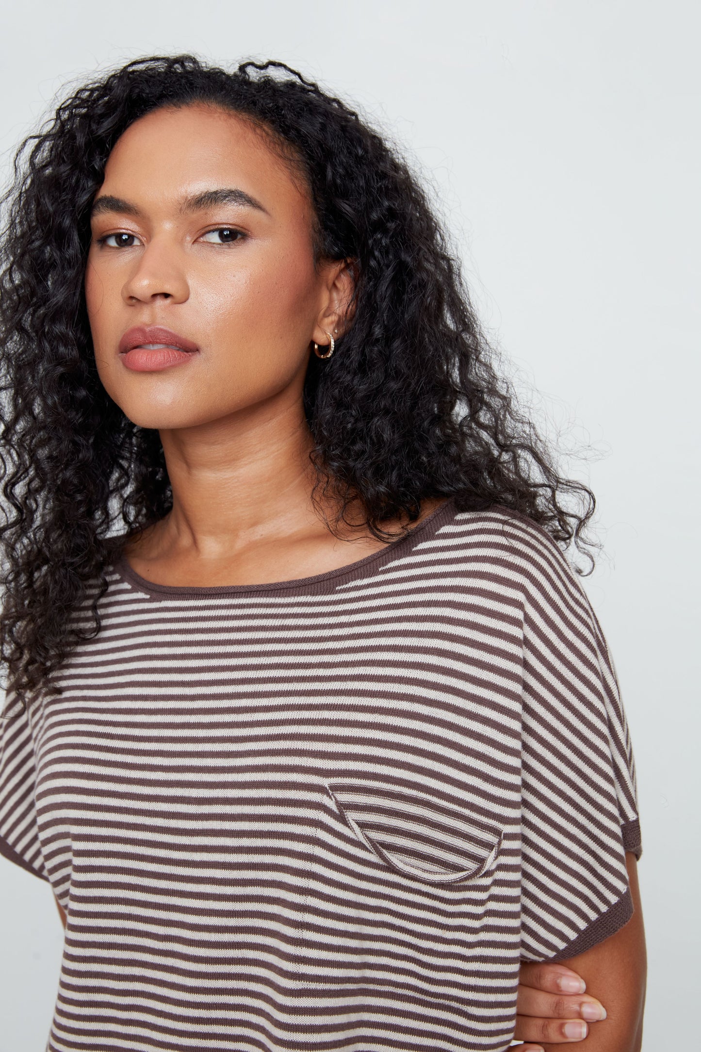 Boxy Stripe Top