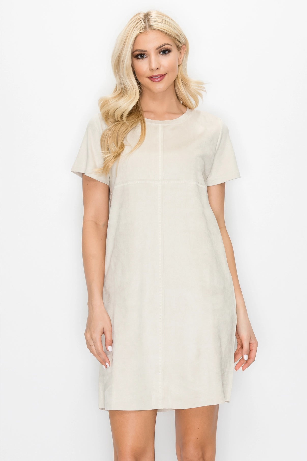 Audrey Crew Neck Dress No Pockets